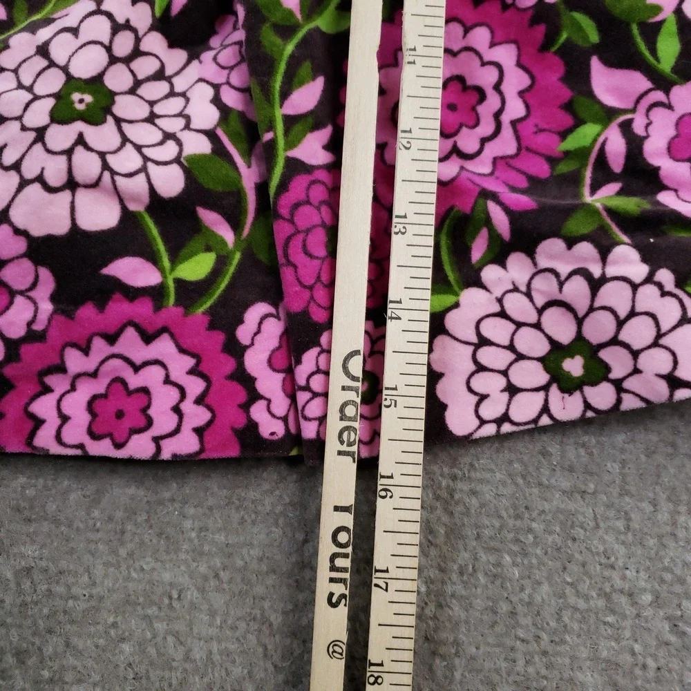 Vintage Lilly Pulitzer Skort Girls Size 14 Pink Pleated Short Floral Velvet‎